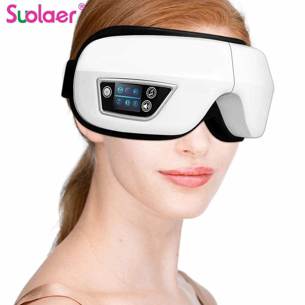 6D Smart Airbag Vibration Eye Massager Eye Care Instrumen Heating Blue Duo Fashion 6D Smart Airbag Vibration Eye Massager Eye Care Instrumen Heating Blue Duo Fashion