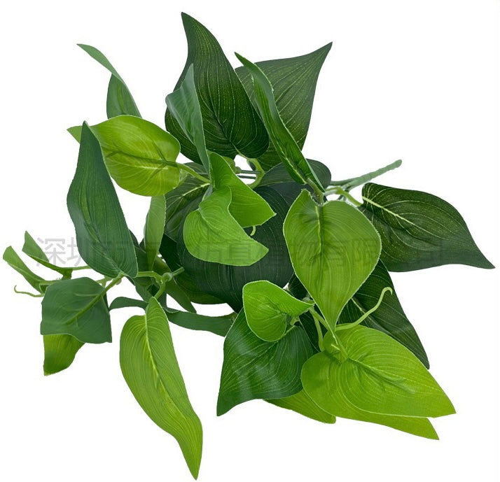 Handmade diy artificial flower leaf green tree for home craft decoration