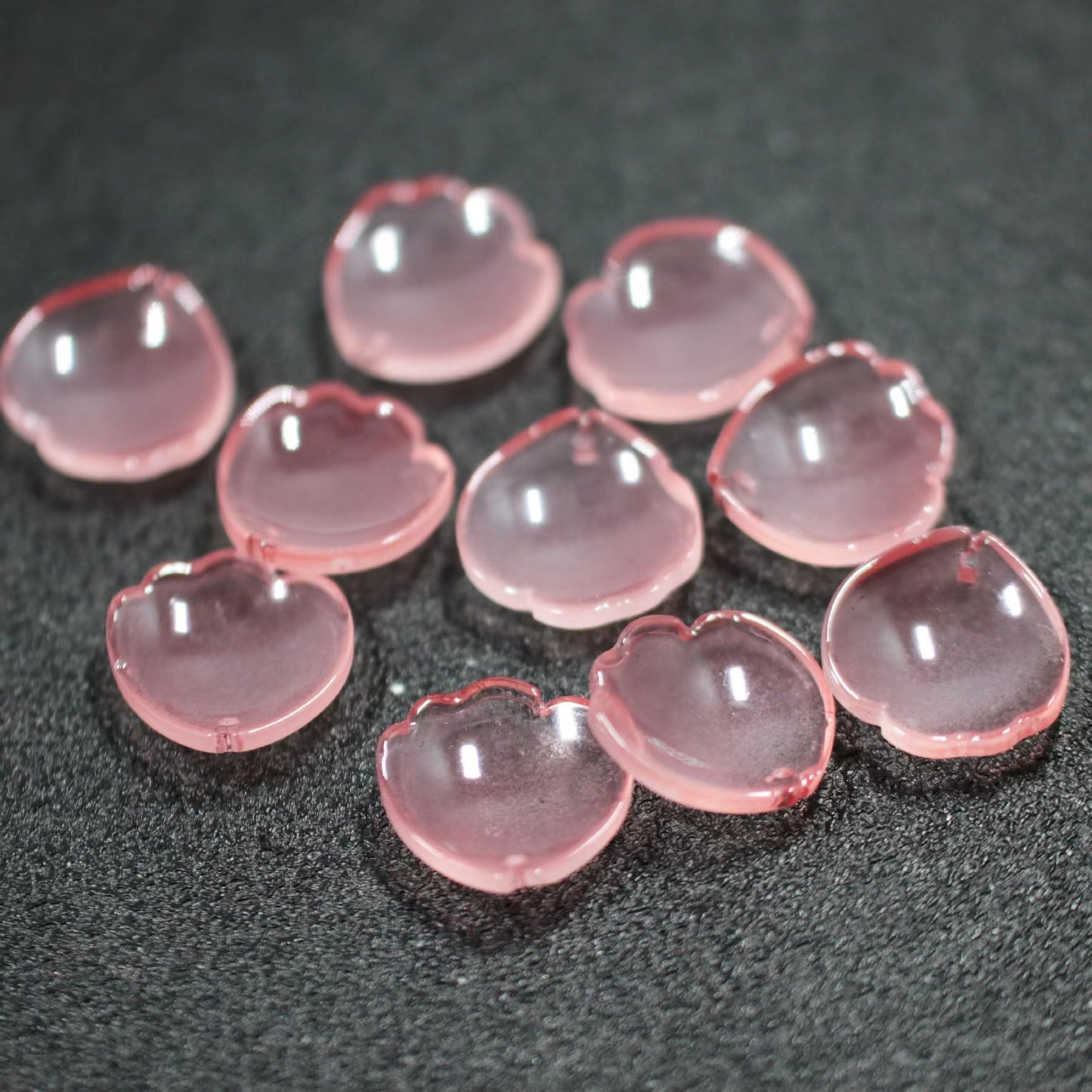 Handmade jewelry DIY raw material round type gradient flower custom gift accessories - Duo Fashion