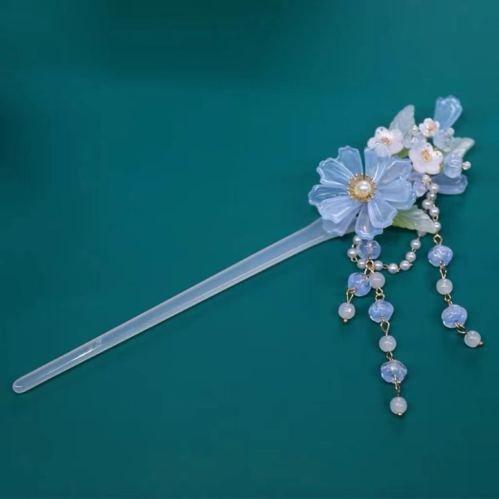 Big discount $6.9 hairpin with tassel handmade jewelry for girls