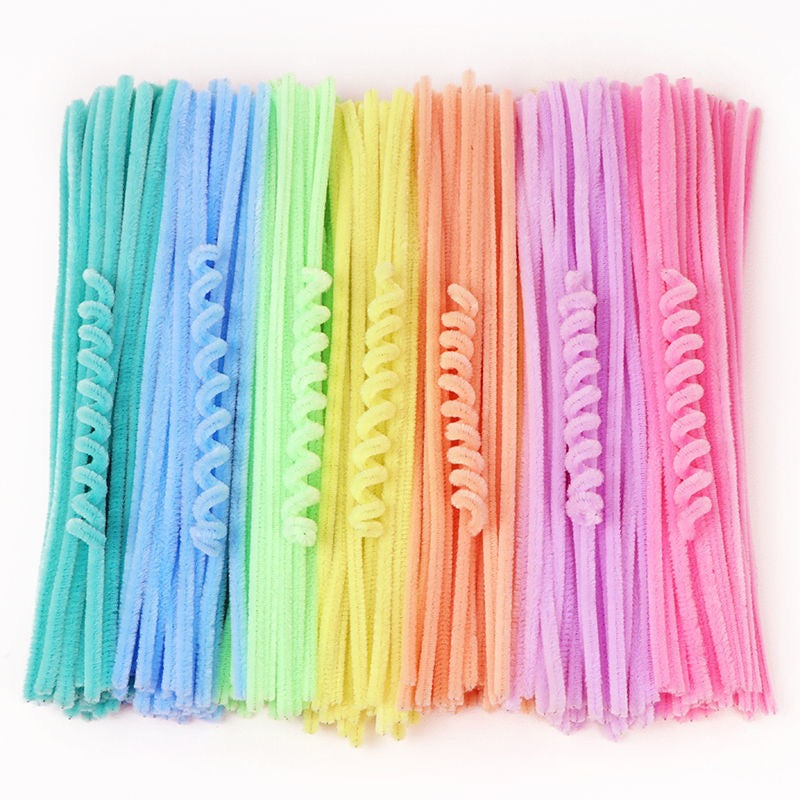 Pipe Cleaners for Crafts (200pcs in Gray), 12 inch Long Pipe Cleaners, Pink  Pipe Cleaners.