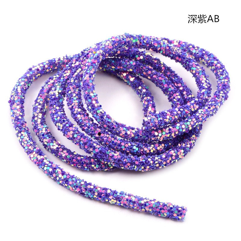 Handmade diy jewelry sequin strips 1m for earrings hair products accessories