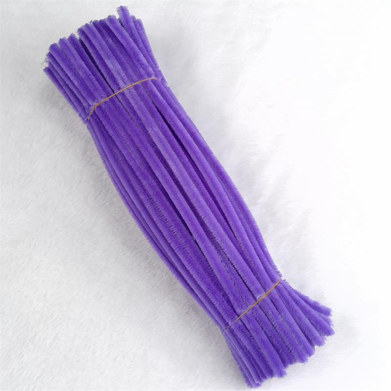 DIY raw material pipe cleaner fuzzy wire chenille stems multi color for flowers home craft cute animal birthday gift