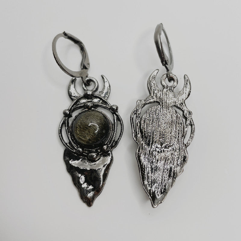 Handmade earring Retro Bohemian cool earring customized gift - Duo Fashion