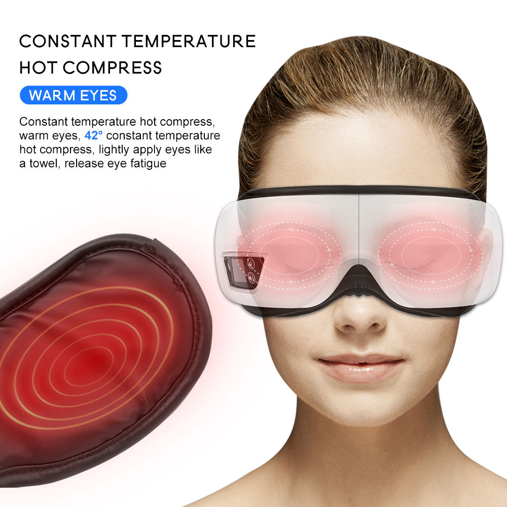 6D Smart Airbag Vibration Eye Massager Eye Care Instrumen Heating Blue Duo Fashion 6D Smart Airbag Vibration Eye Massager Eye Care Instrumen Heating Blue Duo Fashion