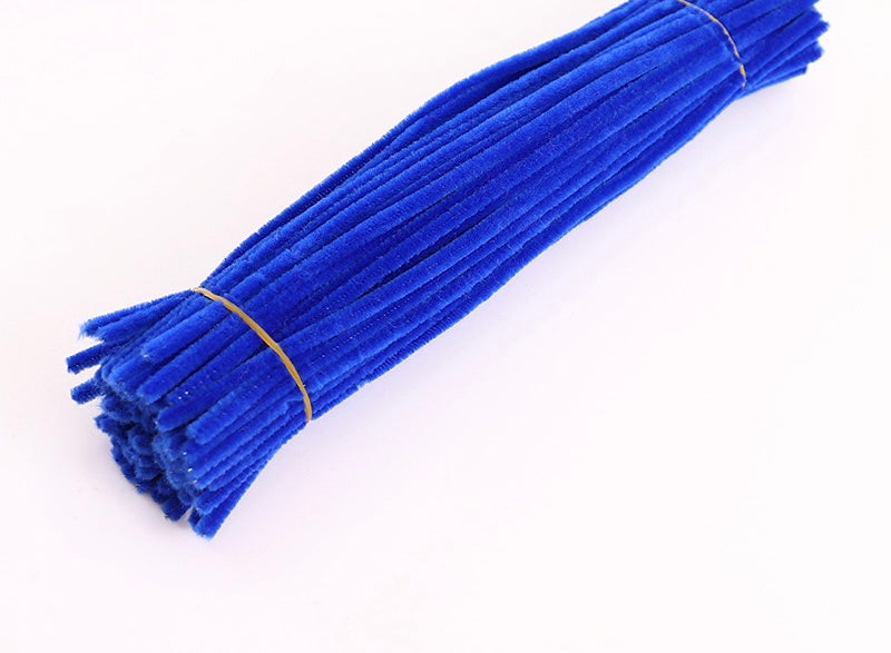 Factory Direct Craft Iridescent Blue Pipe Cleaners | Approx. 240 Pieces