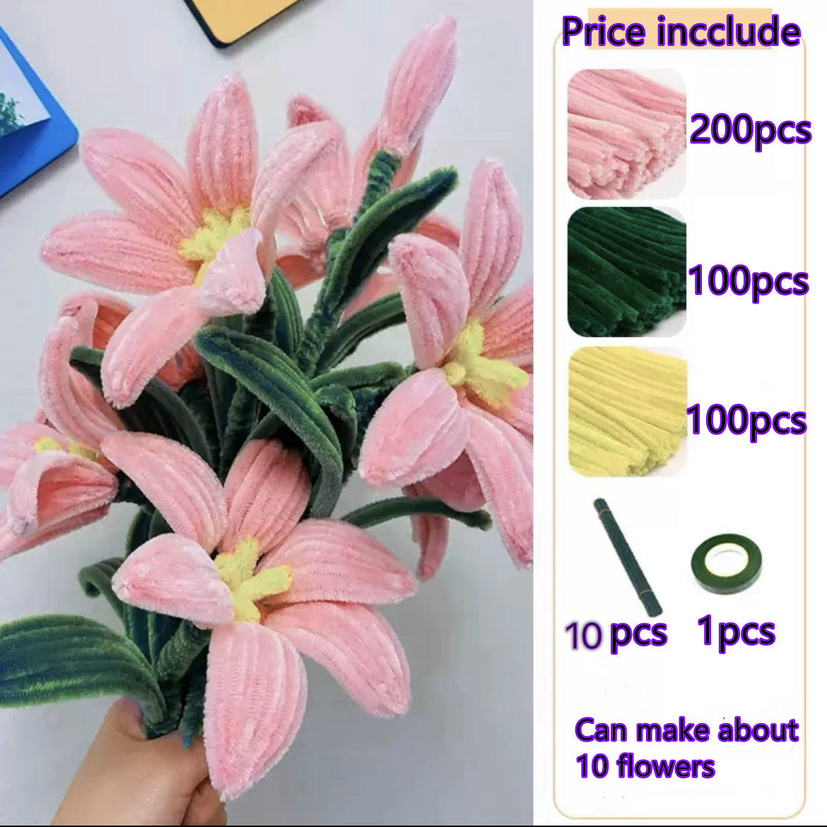 How to Make a Large Wire Flower - A Crafty Mix