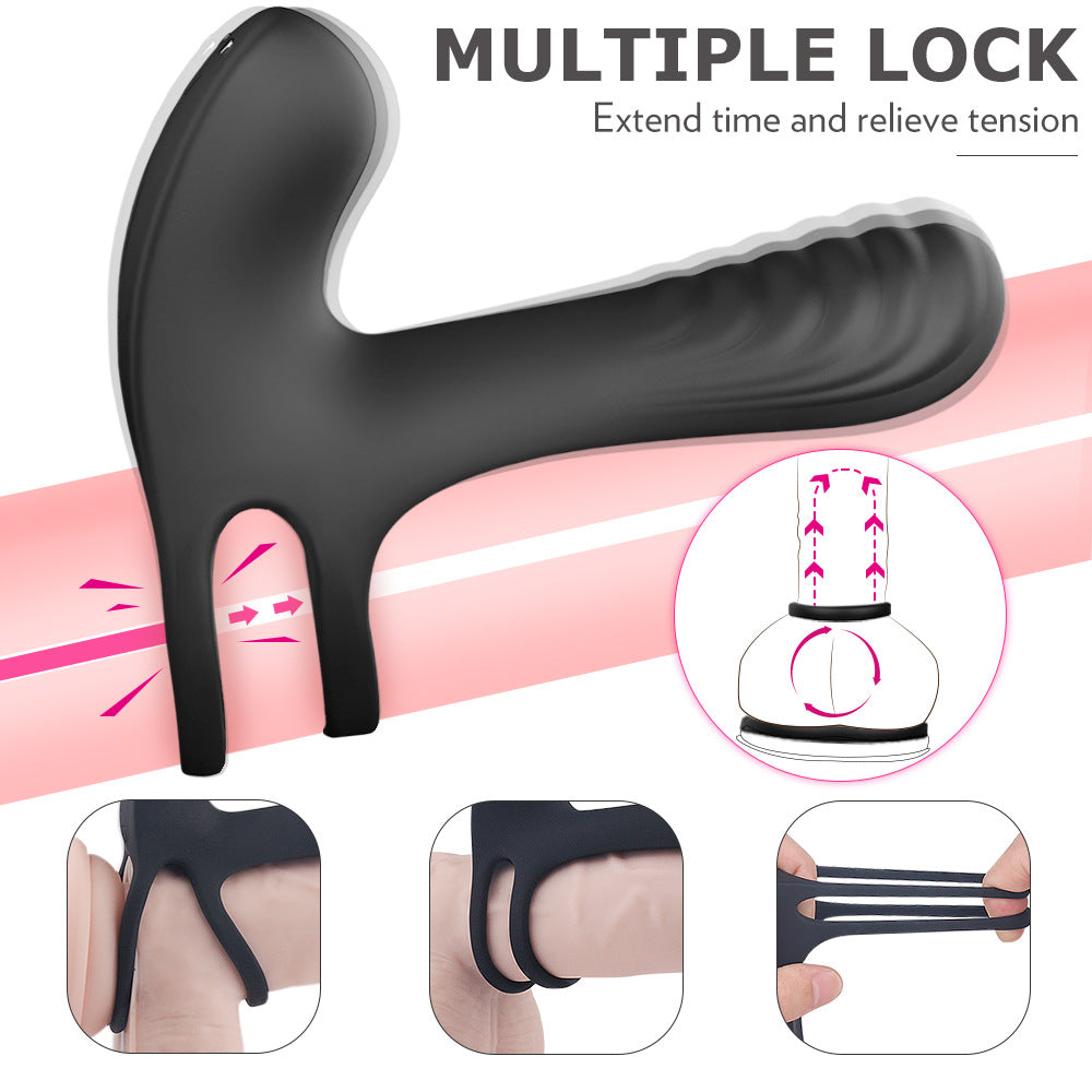 Cock Ring Male Long Lasting Sex Toys SIlicone Penis Ring Vibrator – Duo  Fashion