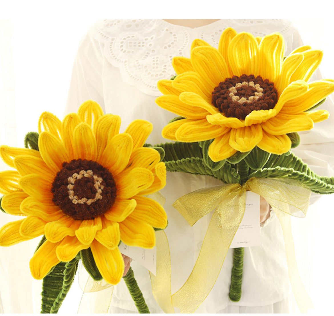 Pipe cleaner sunflower