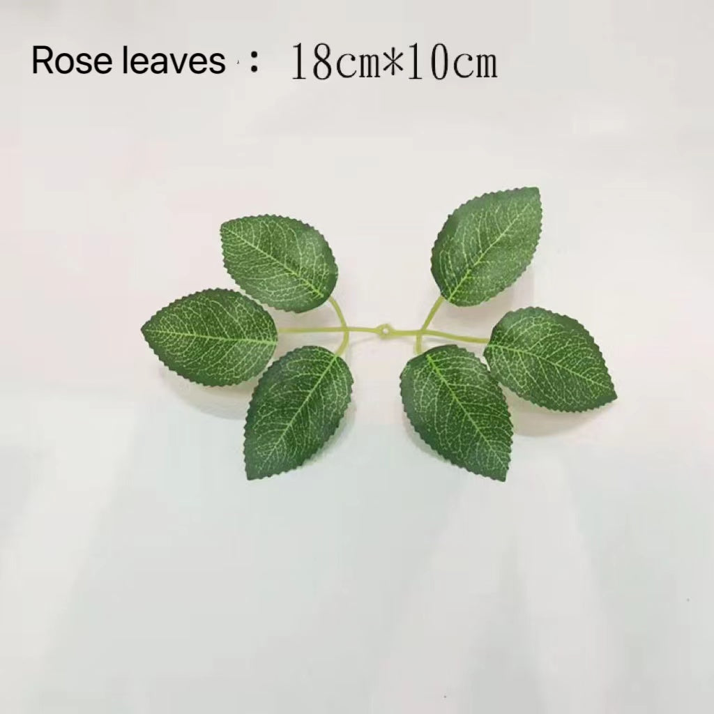 Handmade diy leaves rose leaf for ribbon flower handcraft – Duo Fashion